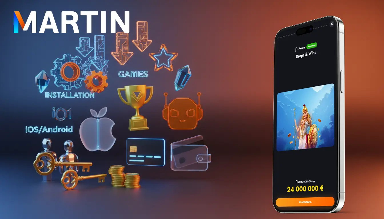 martin casino app бонусы